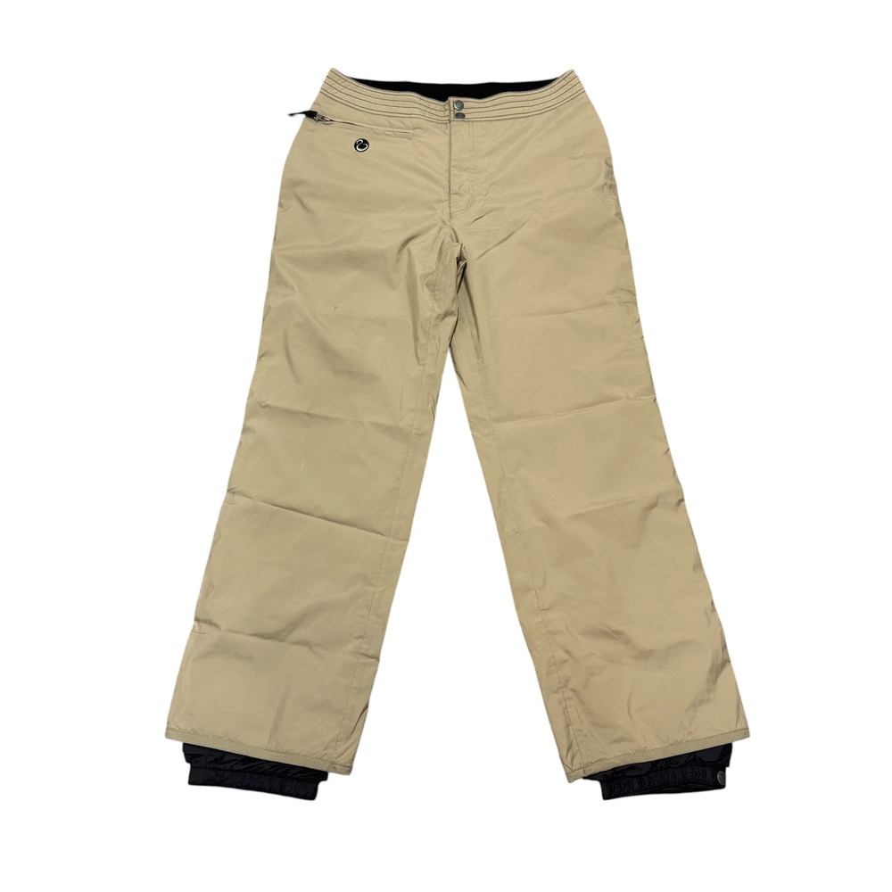 Burton Bio-Lite Storm-Lite Snowboard Pants Womens Large Tan Khaki Ski